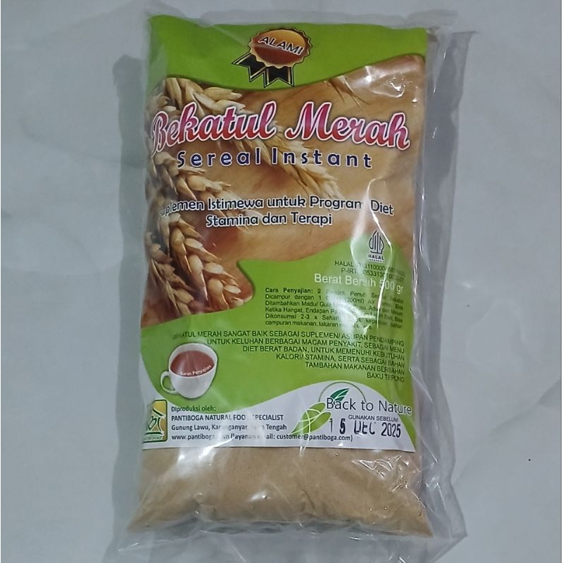 

BEKATUL BERAS MERAH 500 gram Original 100% (Produk Pantiboga)