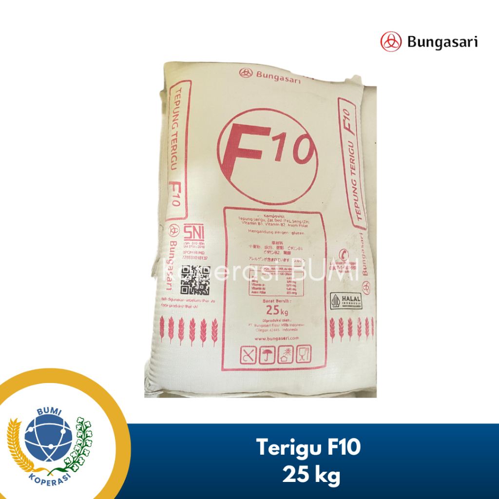 

Tepung Terigu Bungasari f10 25 Kg