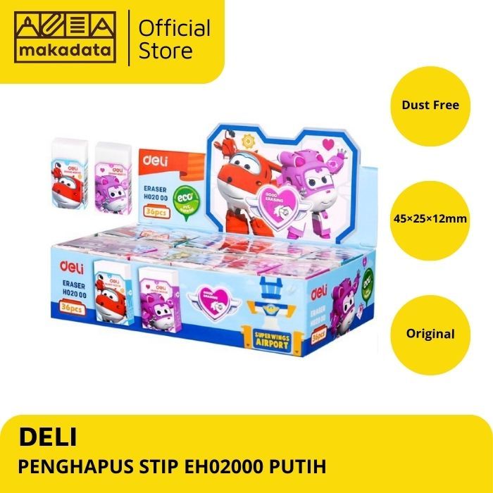 

DELI PENGHAPUS / STIP EH02000 PUTIH (1 PCS)