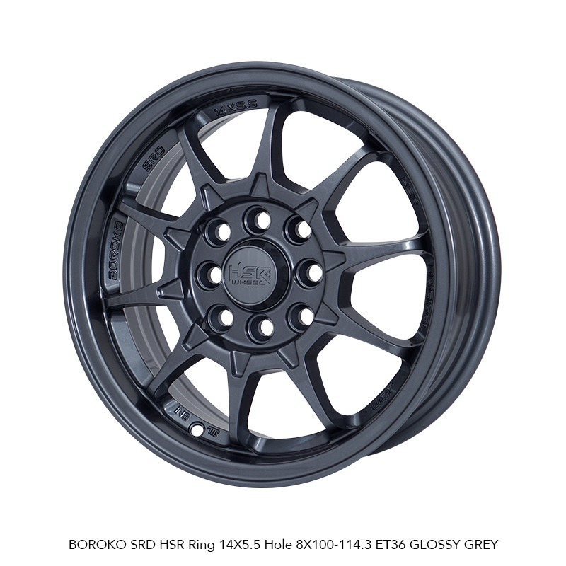velg hsr ring 14 plush ban accelera 185/65 r14 2pics