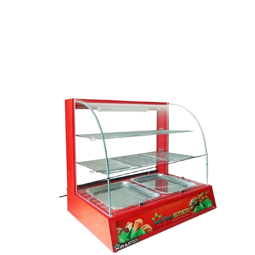 Penghangat Ayam Goreng Display Warmer Showcase Warmer SHW-2P Murah