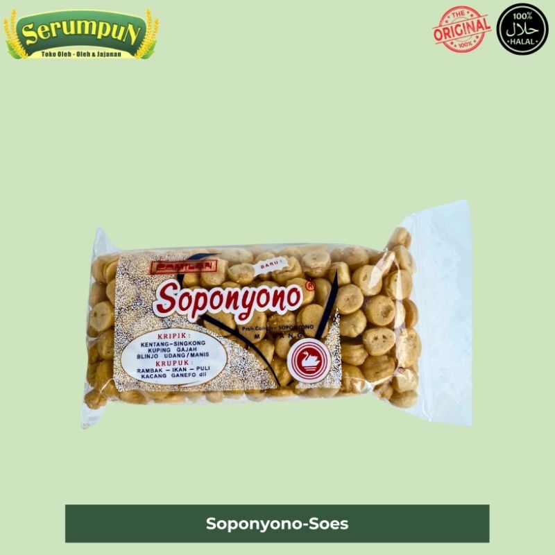 

Soponyono Soes | Soes Kering | Cemilan Soes | Makanan Ringan