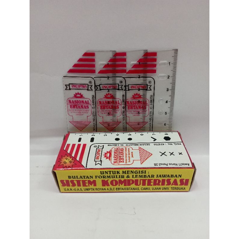 

INCIPNA PENGGARIS BUSUR UJUAN 9 jenis / 6 pcs