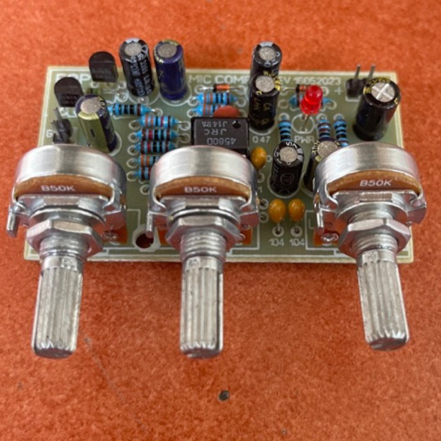 Kit Modul Penguat Mic Compressor Mono Bisa Effect Suara Angin