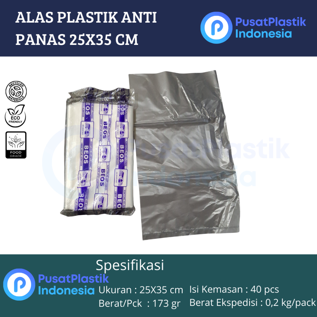 Alas Plastik Anti Panas 25x35 Sheet / Alas 25x35 Beos HDPE Alas Kuah / Sheet / Alas