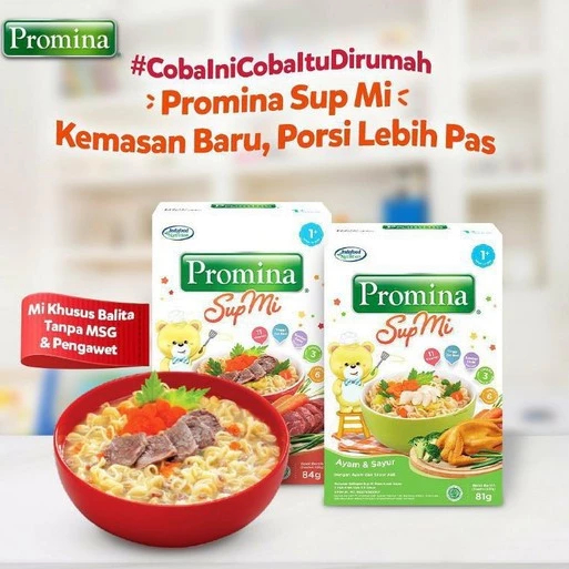 Makanan Selingan Bayi Promina Sup Mie 12bulan +