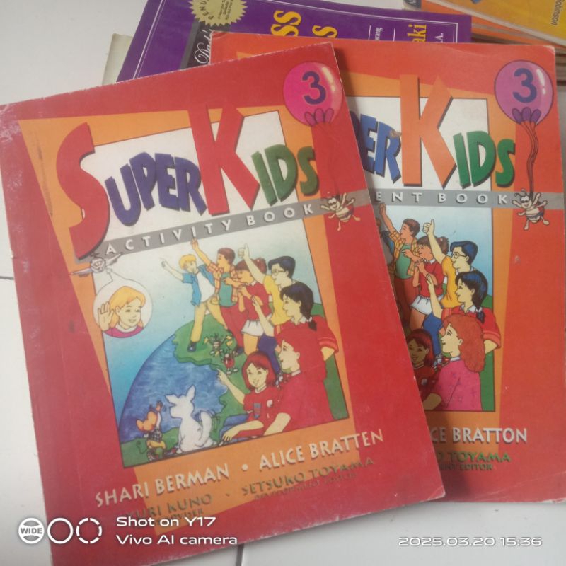 BUKU SUPER KIDS STUDENT BOOK -ACTIVITY BOOK ORIGINAL