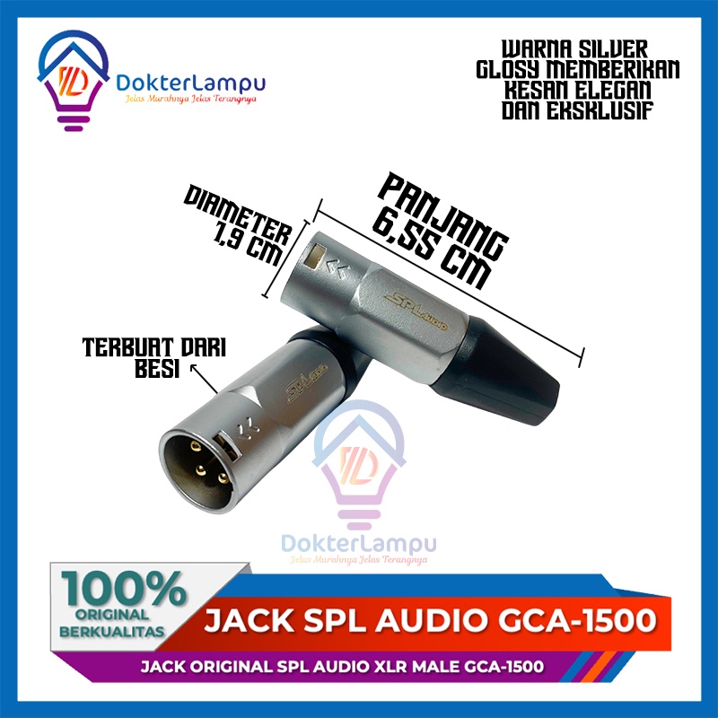 SPL Audio Jack Connector XLR Male GCA 1500