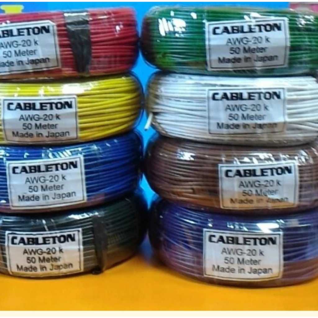 RE2010 kabel awg-20 k 50meter kabel awg20 awg 20 50m bagus by PCM LTC GLODOK