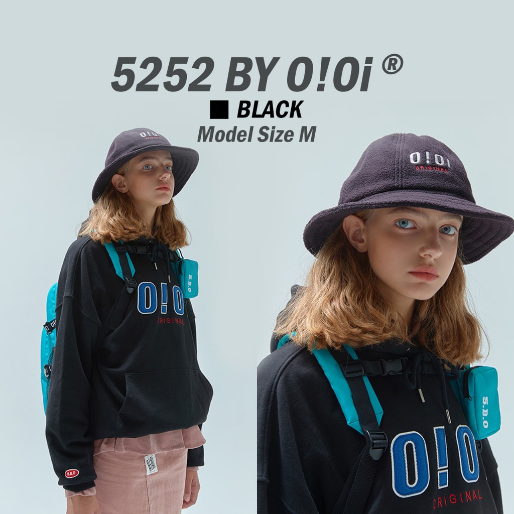 JAKET HOODIE KOREAN-JAPAN ORIGINAL OIOI - BLACK