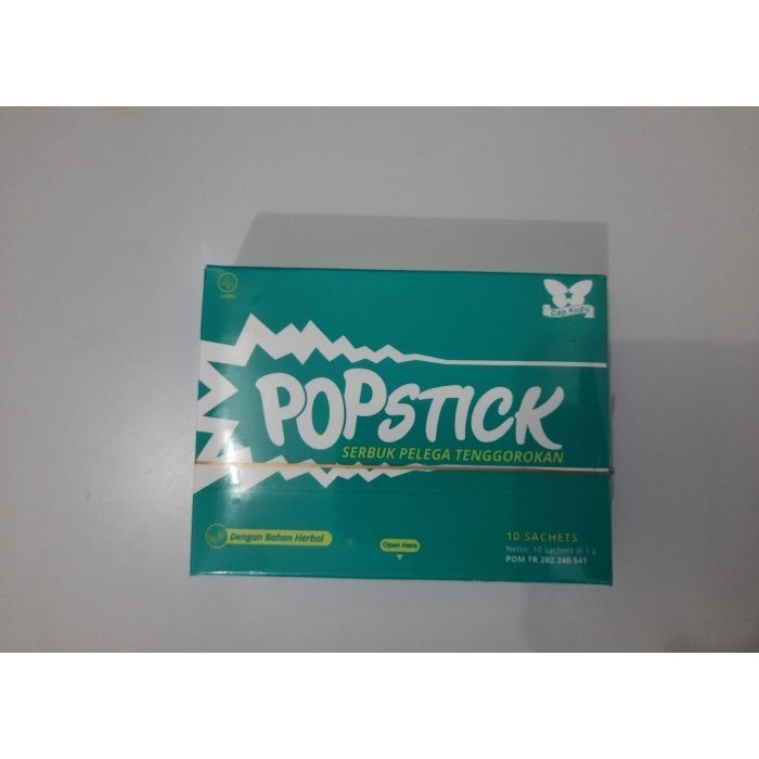 

Popstick Herbal Serbuk Pelega Tenggorokan (10 Sachet)
