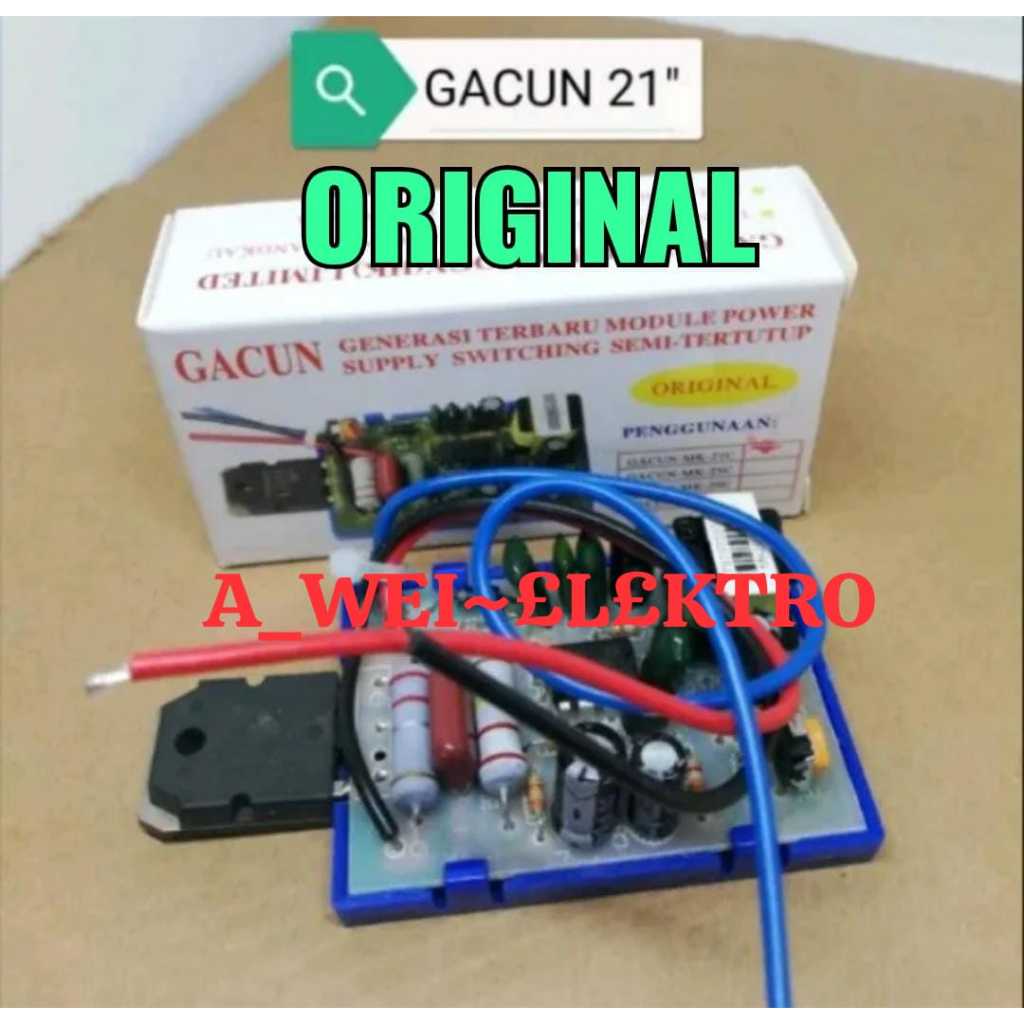 REGULATOR GACUN 21" MODULE POWER SUPPLY SWITCHING MK-21 21 INC 21inc TV SUPLY 14-21inc 14 - 21 inc
