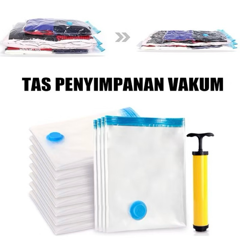 PLASTIK VACUM BAJU BANTAL SELIMUT MULTIFUNGSI