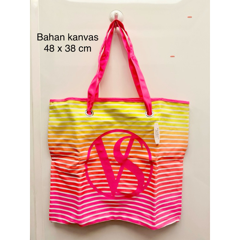 Victoria Secret tas kanvas tote  shopping bag