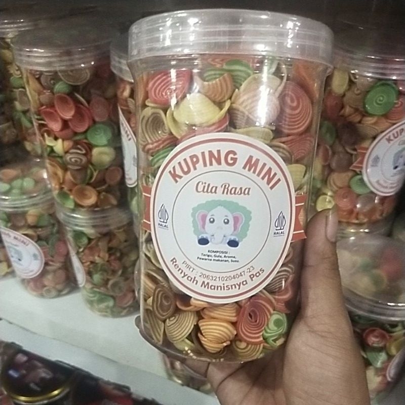 

kuping gajah mini 1 toples