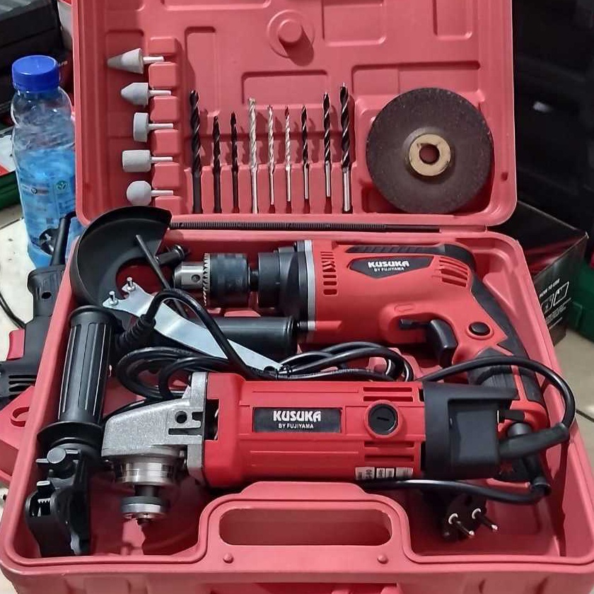 KP8 KUSUKA Bor  Gerinda Box Bor 13mm  Gerinda 4inch  Mata Bor KayuMata Bor BetonBatu Potong  Batu Po