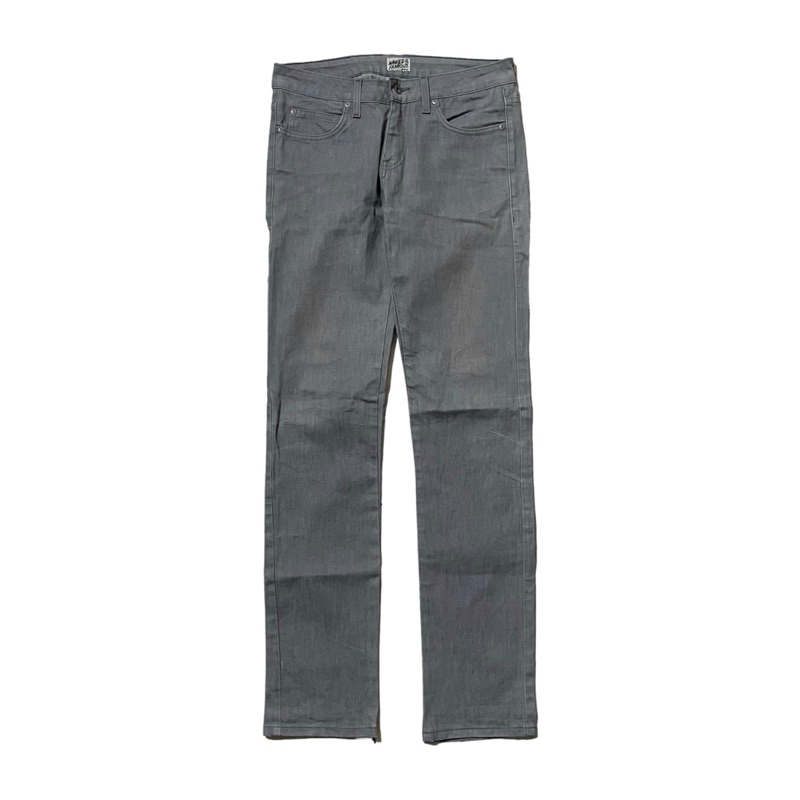 Naked & Famous Grey Stretch Denim