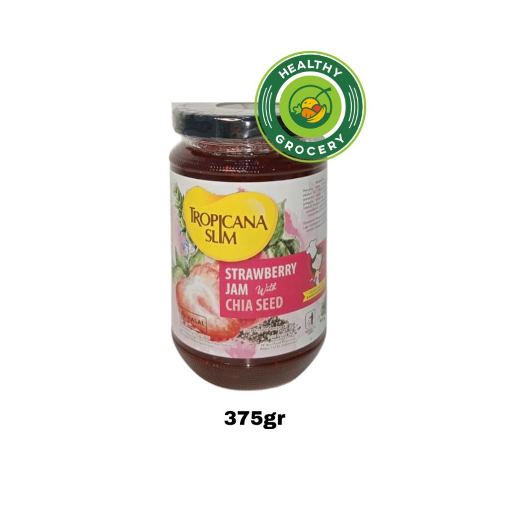 

Tropicana Slim Strawberry jam With Chia Seed 375gr