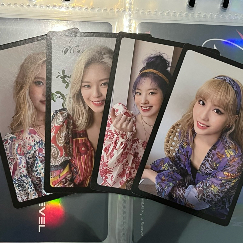 ready stock | photocard twice - official pc pob more n more likey fancy you between 1&2  jihyo nayeo