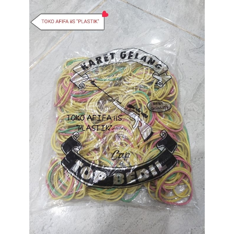 

TALI KARET GELANG BERMERK TOP B3DIL WARNA/I