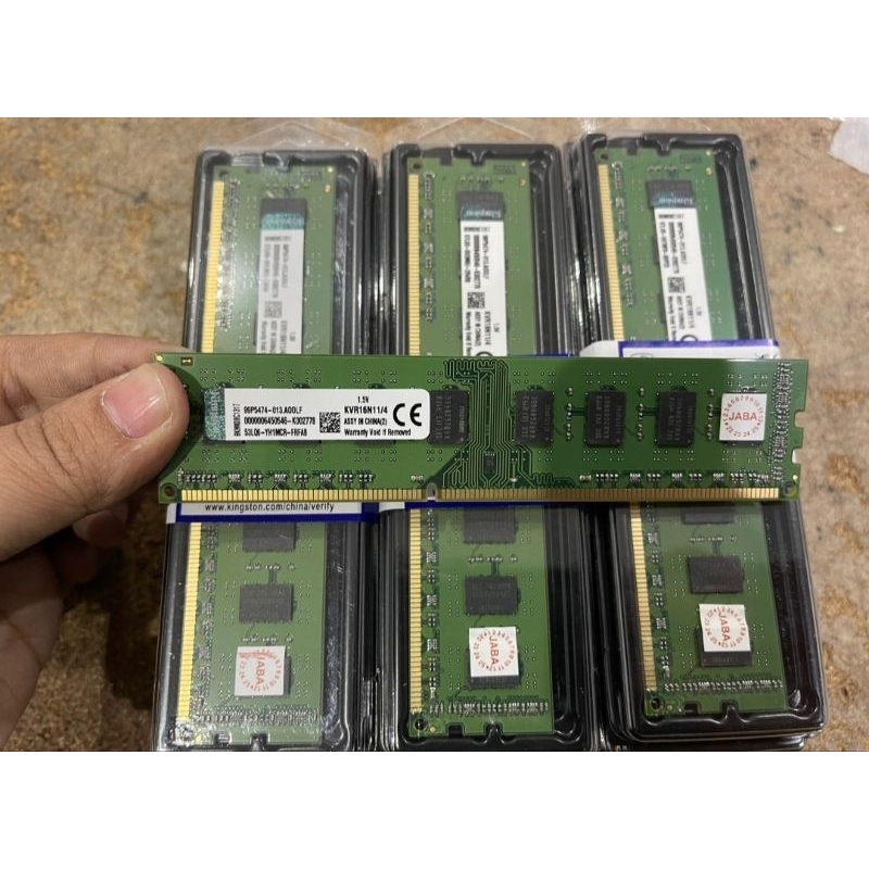 Memory PC DDR3 4GB Kingston PC 12.800 ( RAM KOMPUTER )