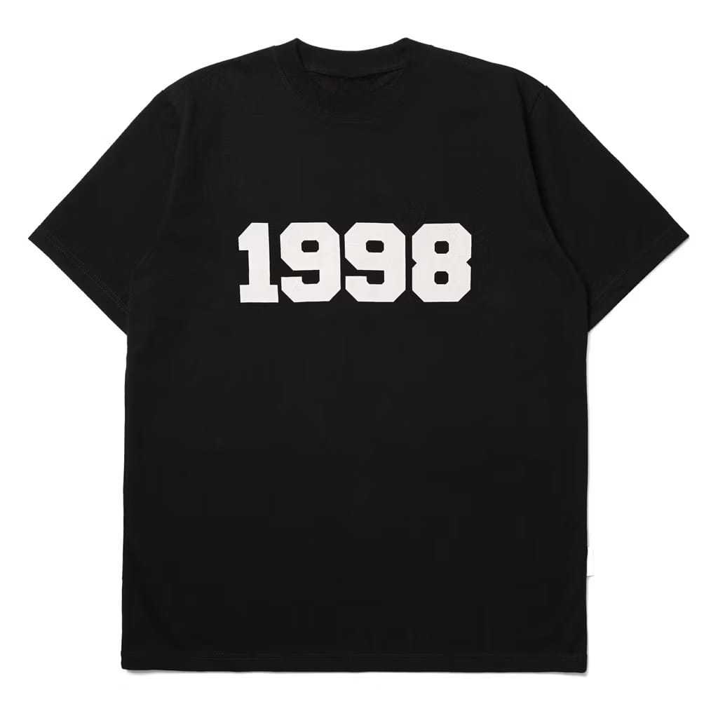 Brugge Kaos Pria Lengan Pendek - T Shirt 1998 - Black