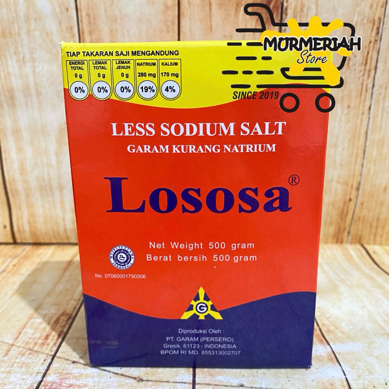 

Garam Lososa 500 gr | Garam Rendah Natrium(untuk Hipertensi)
