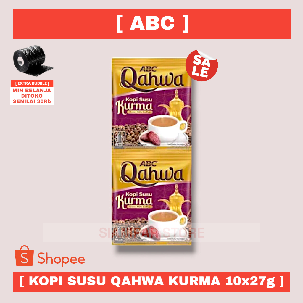 

ABC KOPI SUSU INSTANT QAHWA KURMA RCG 10x27g