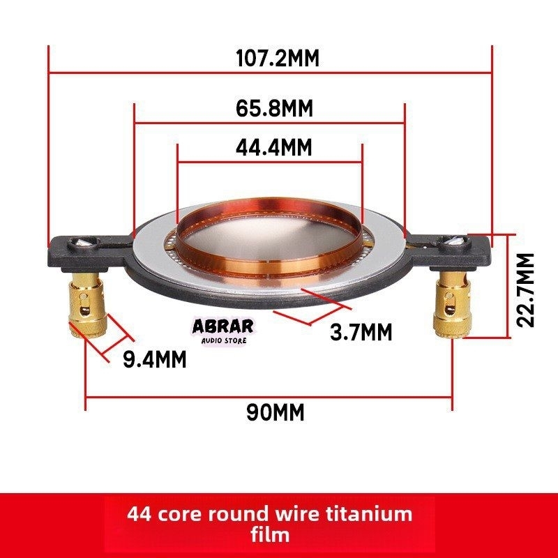SPUL TWEETER 44 44MM SPOOL TWEETER VOICE COIL 44 MM