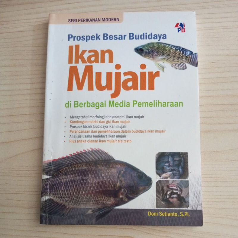BUKU PROSPEK BESAR BUDIDAYA IKAN MUJAIR OLEH DONI SETIANTO S PI