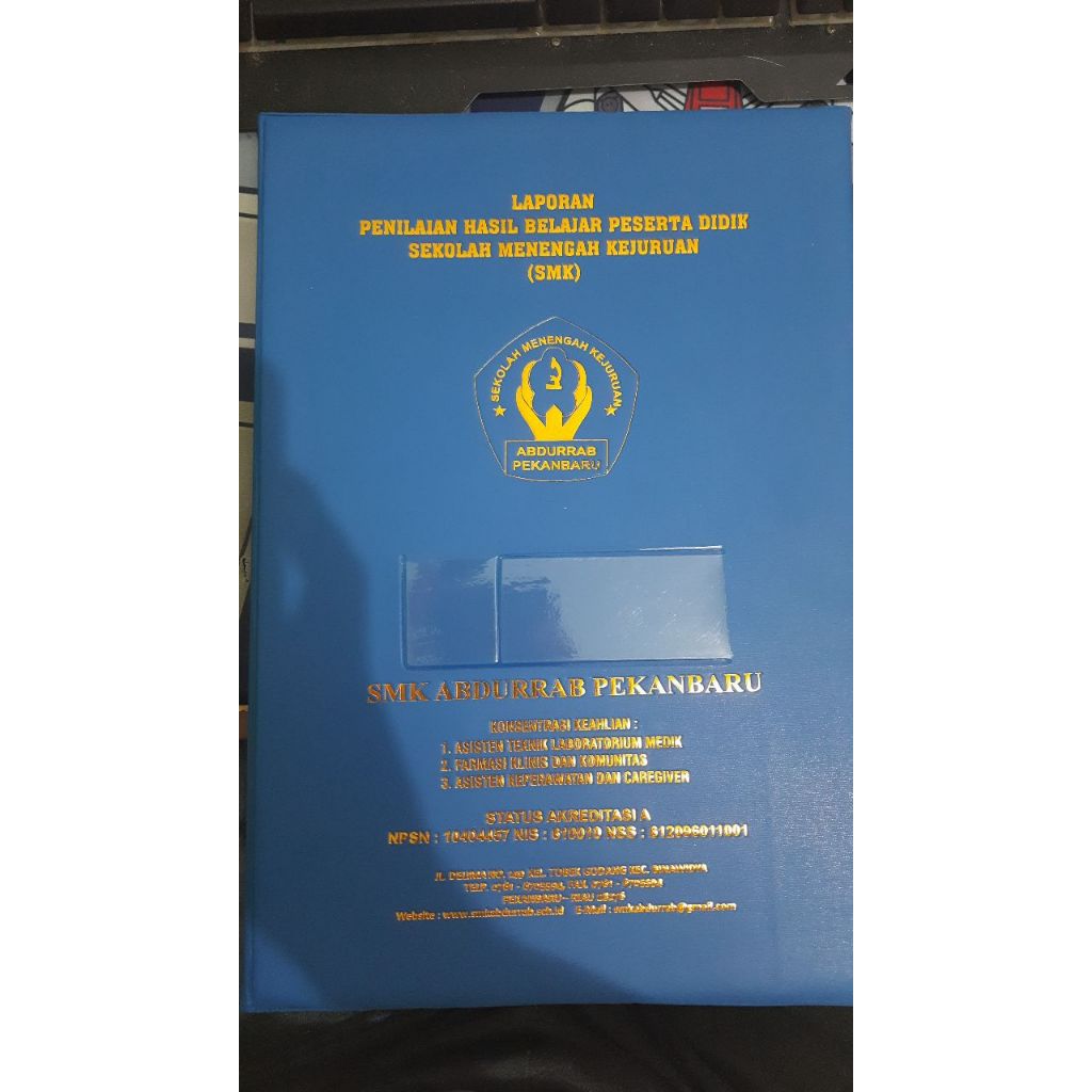 

-Menu Khusus- MAP RAPORT POLOS | LAMPIRAN 4LEMBAR