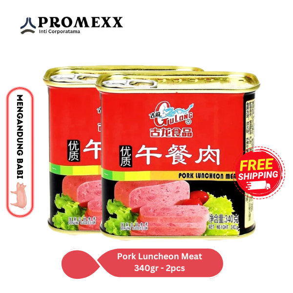 

Paket Hemat Pork Luncheon Meat 340 g (Ham) - 2pcs