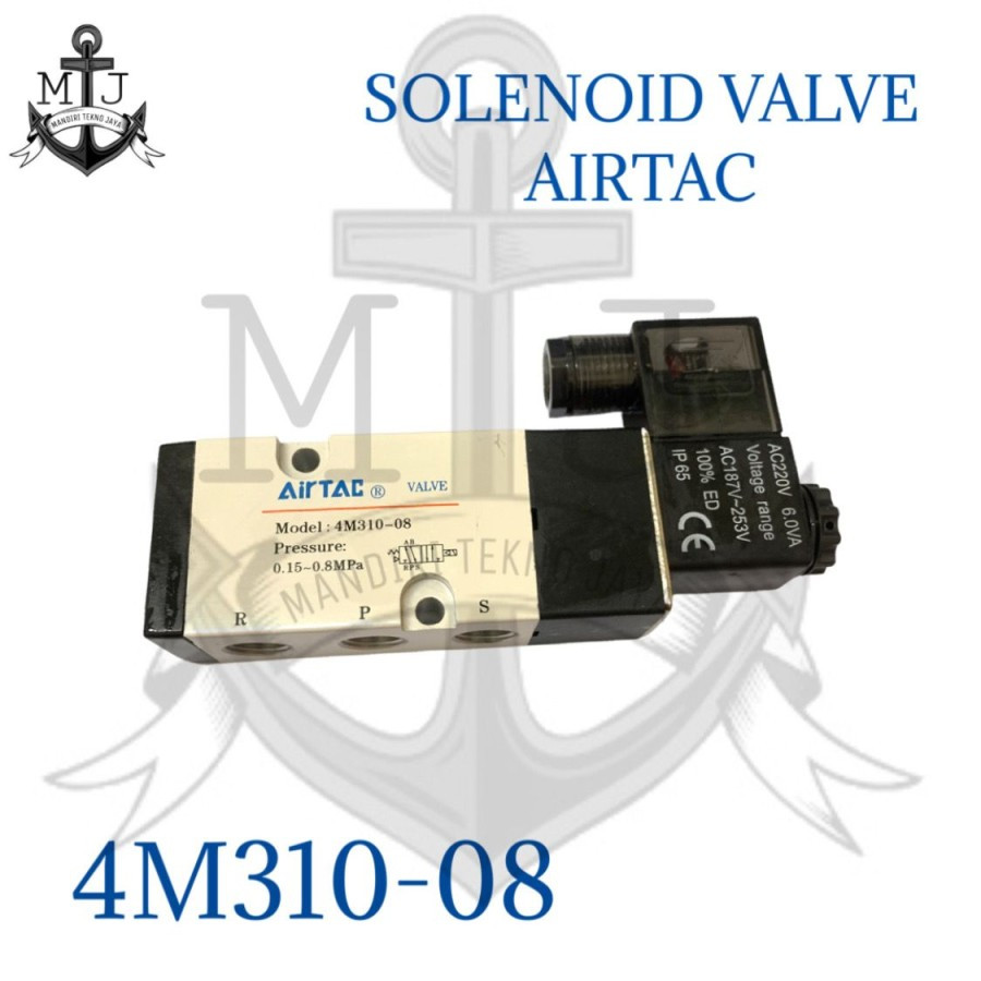 Solenoid Valve 4m310 08 / 4m310-08 Airtac 220v ac/ 24v dc - AC220
