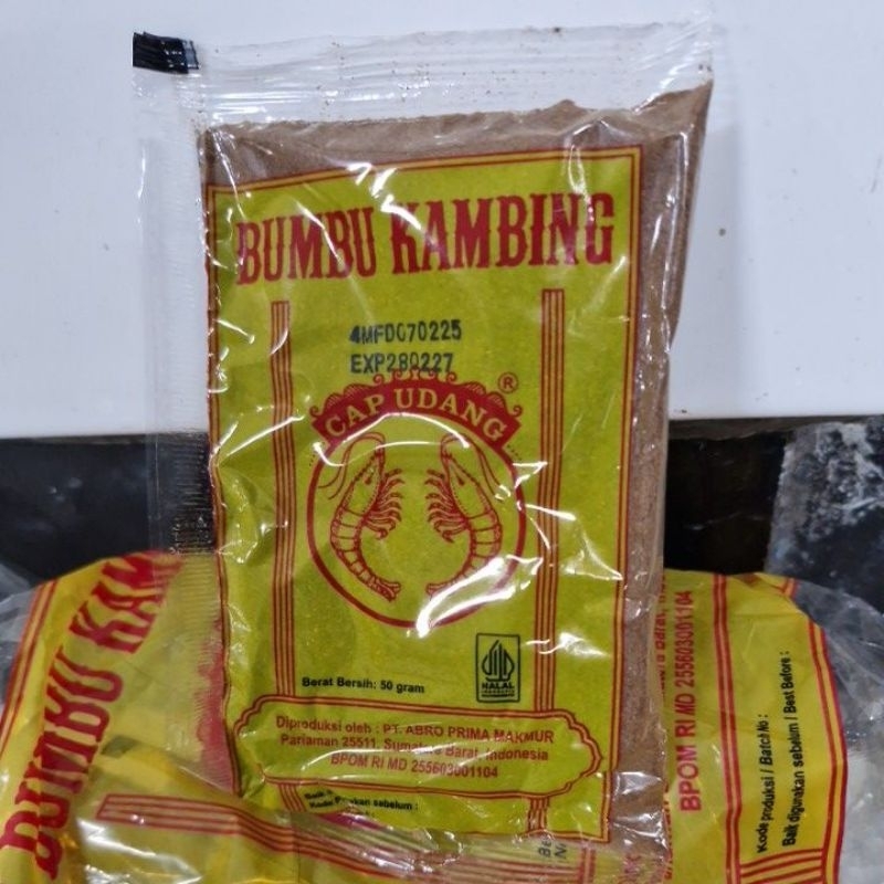 

Bumbu Kambing Cap Udang masakan padang ed Pebruari 2027 selalu fresh