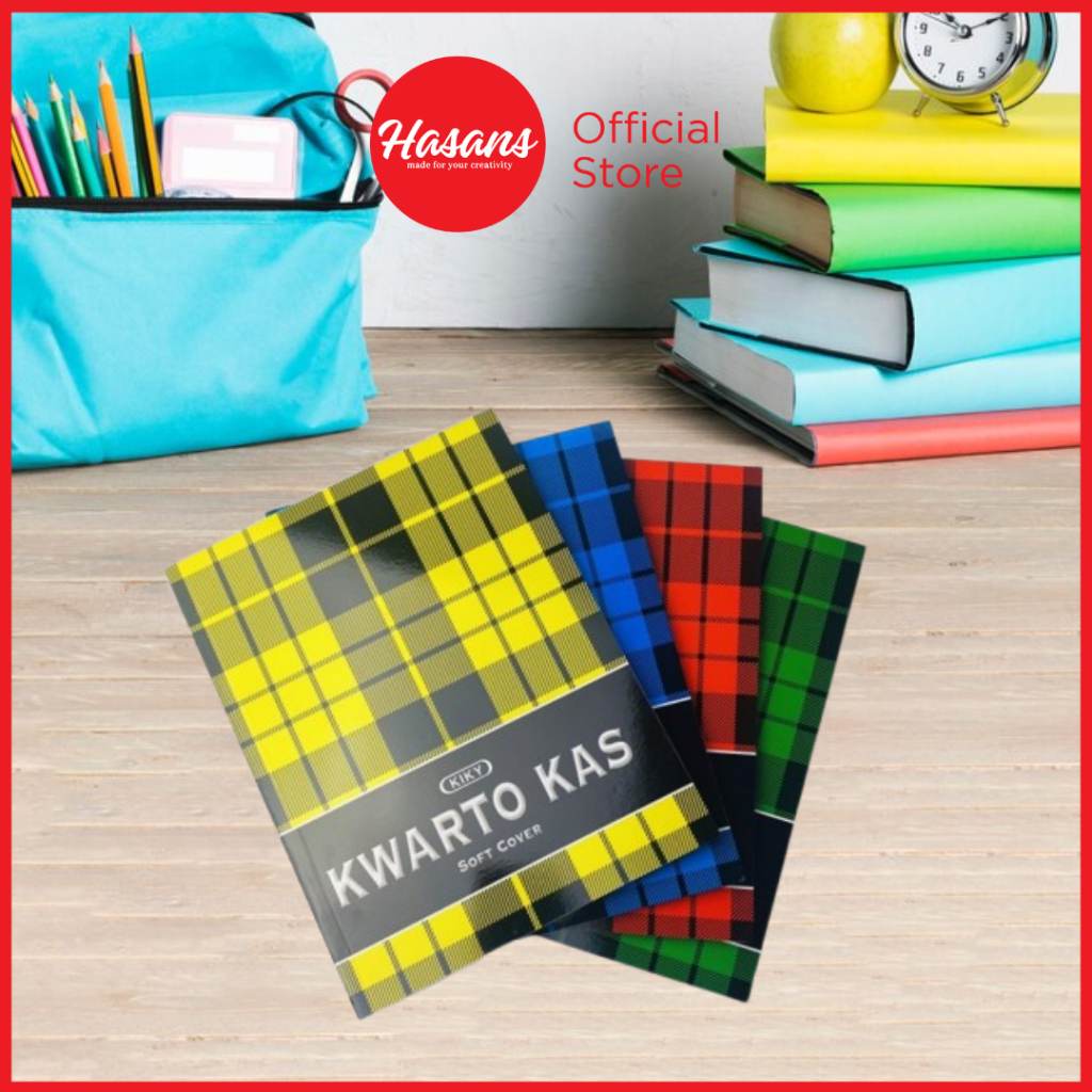 

Kiky Buku Kwarto Kas 80 Sc / Buku Kas Soft Cover / Buku Catatan / Kiky Bk. Kwarto Kas 80 Sc