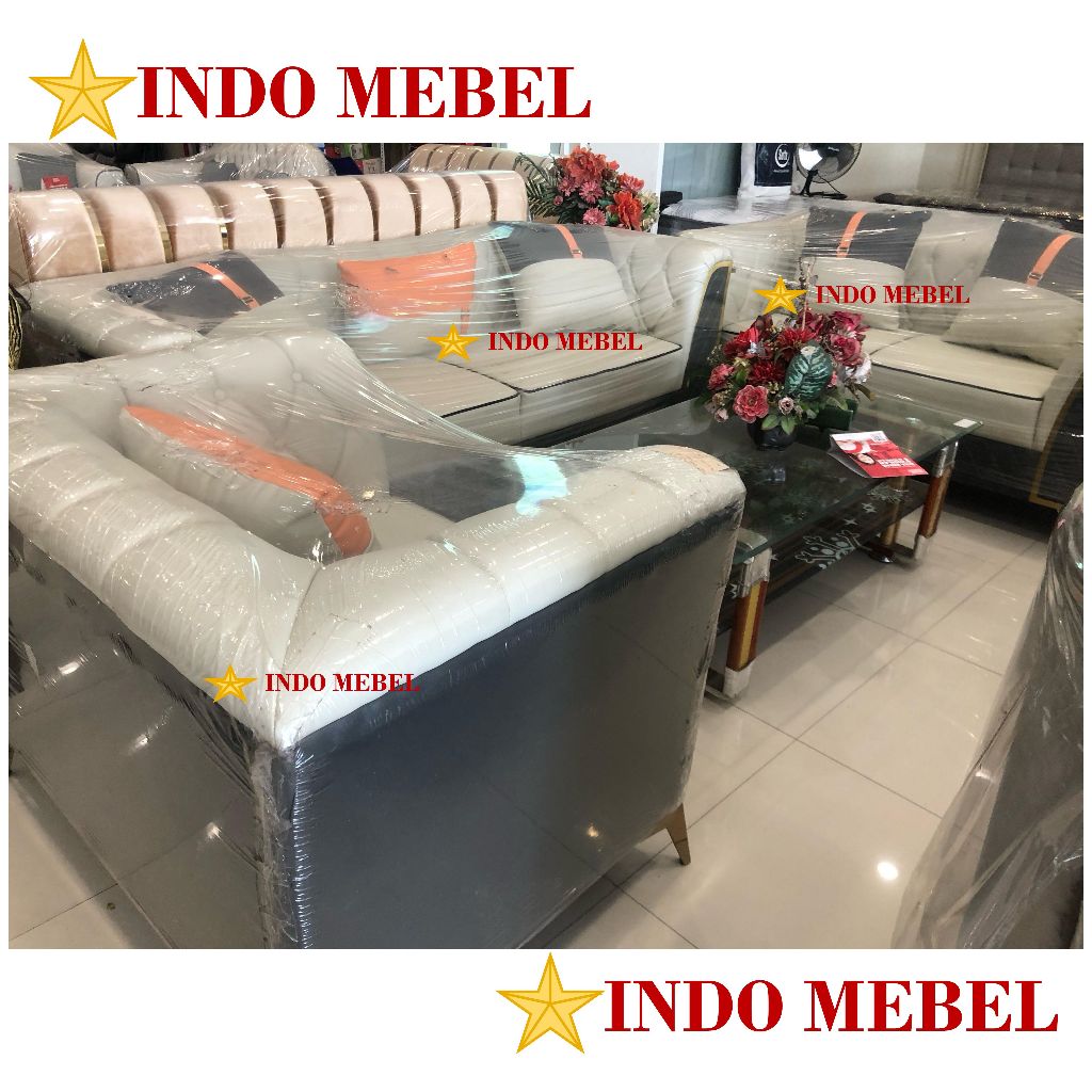 SET Sofa 321 M80 MEWAH ( TANPA MEJA )READY MAKASSAR PROMO MURAH