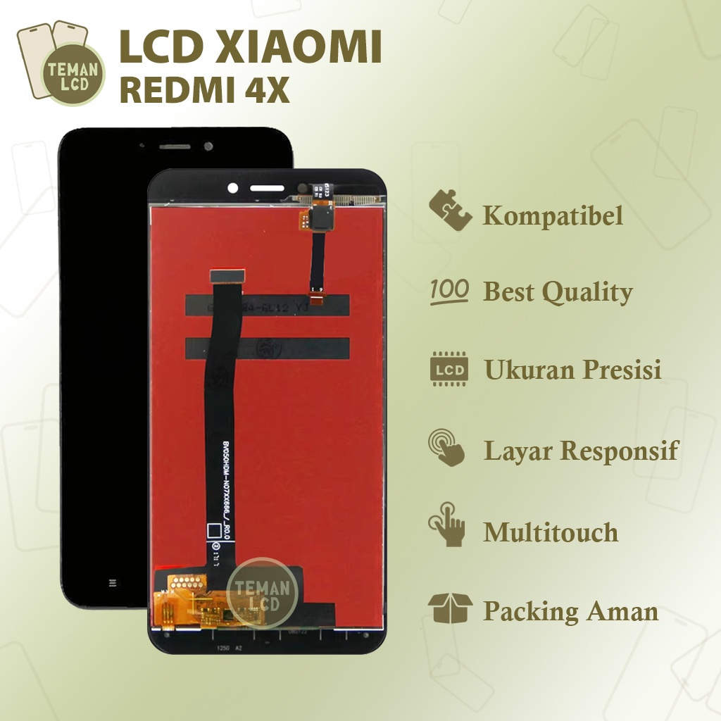 LCD Redmi 4x - Original 100% Fullset Touchscreen