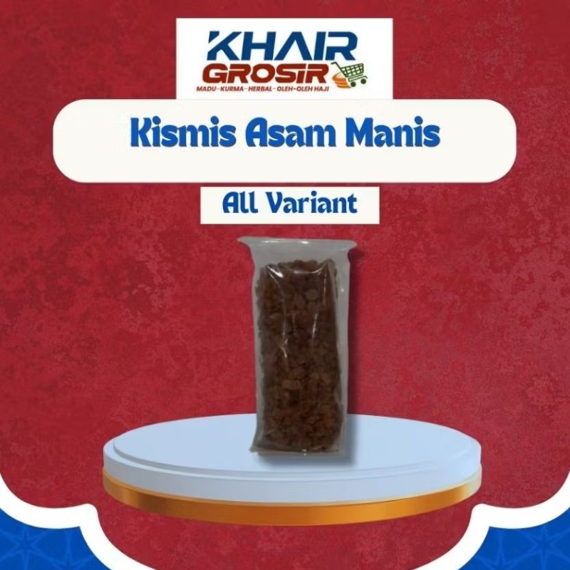 

Kismis Asam Manis 1 KG, 500 GRAM DAN 250 GRAM