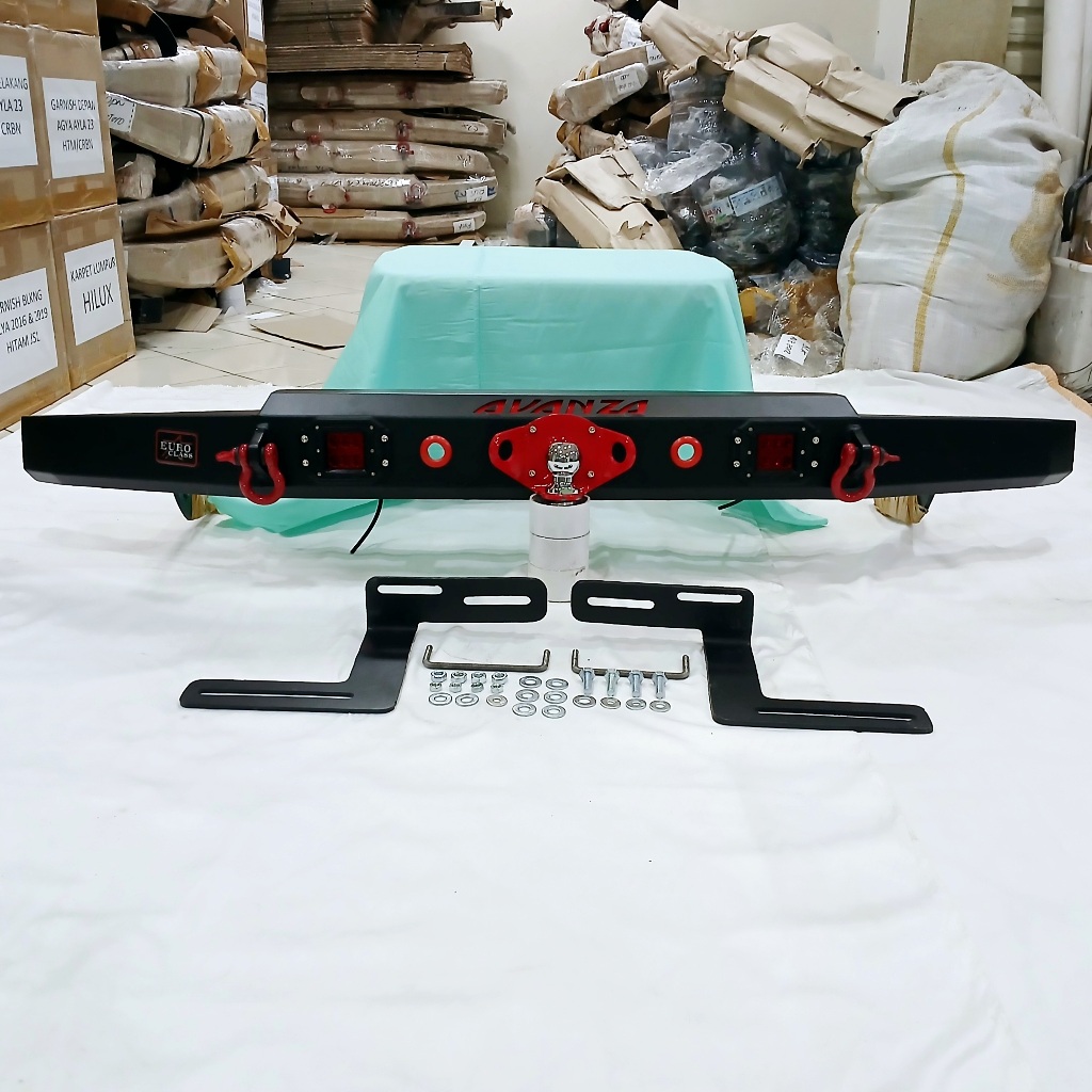 Towing Bumper Belakang Mobil Avanza 2022 - 2024 Emboss