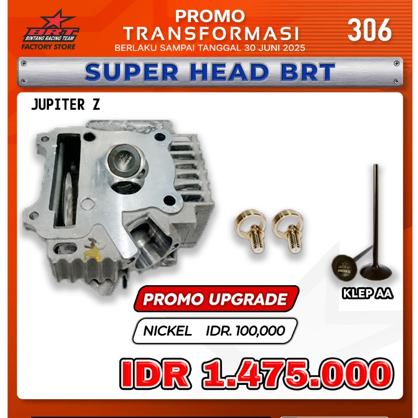 BRT Super Head Albronze -Yamaha Jupiter Z