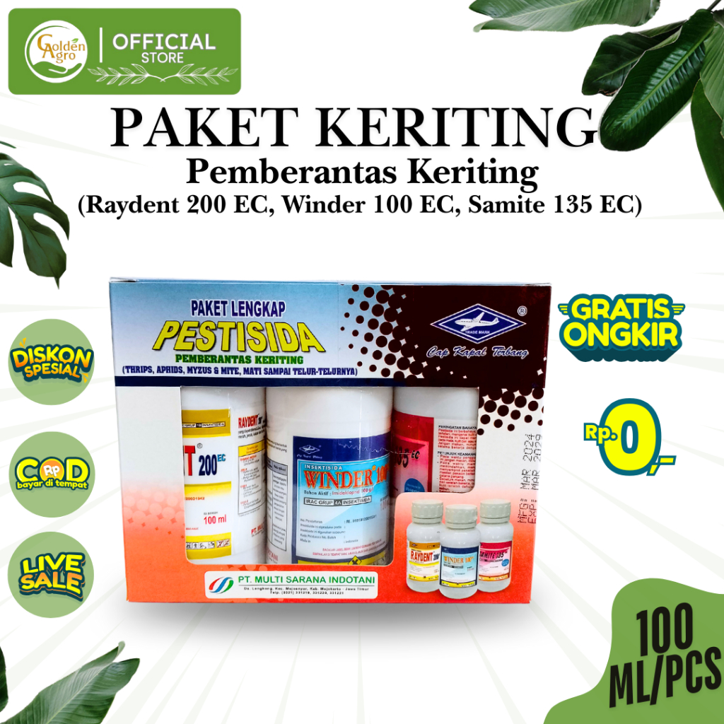 PAKET ANTI KERITING CABE CABAI RAYDENT, WINDER, SAMITE