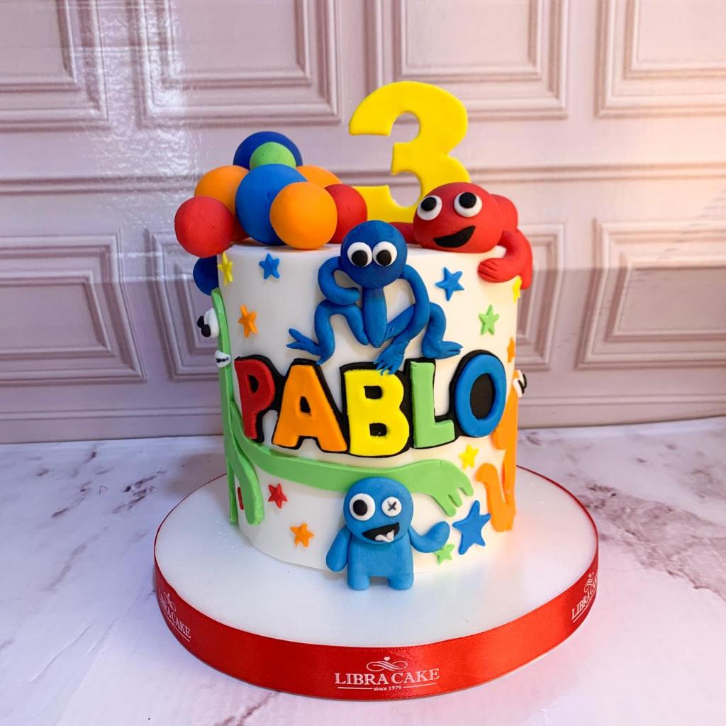 

Kue ulang Tahun/Birthday cake/Kue Ultah tema Rainbow Friend/Kue Birthday jakarta