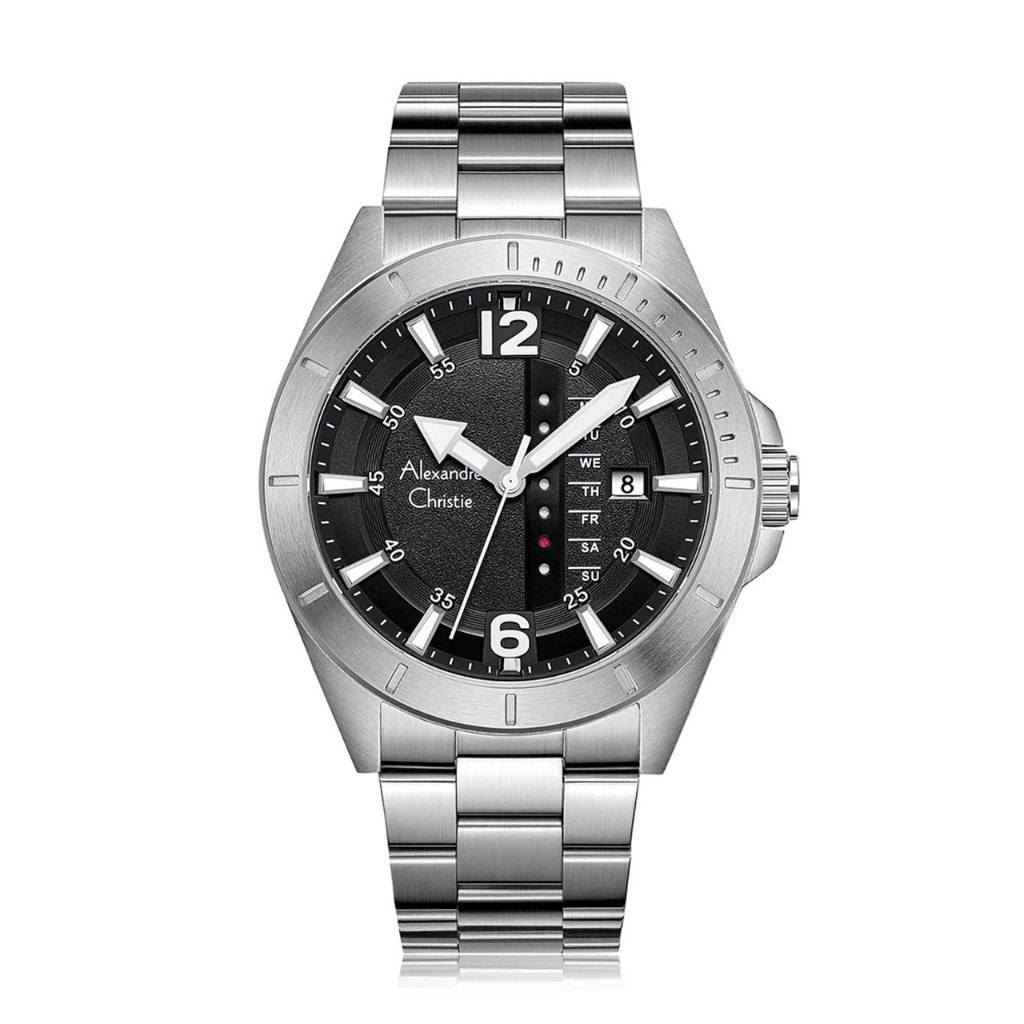 Jam Tangan Pria Alexandre Christie Analog 6535ME AC6535 AC 6535 ME 6535 MEBSSBA Original Garansi Res