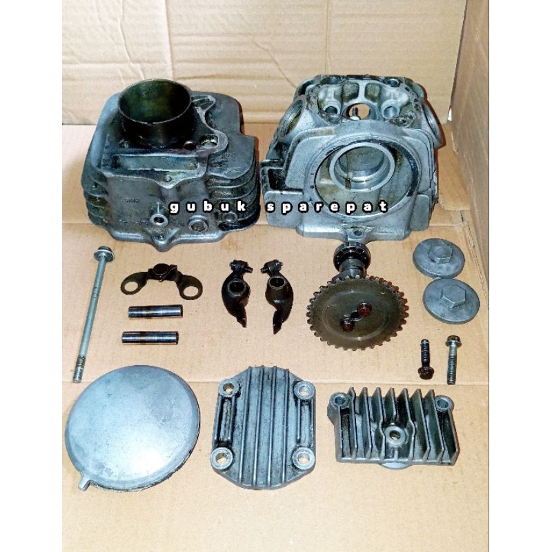 blok head Supra fit , Revo lama 110cc Supra fit lama  legenda (ECER) ori copotan