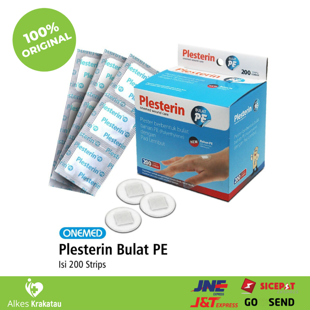 Plesterin Bulat PE Onemed / Transparan / Clear / Coklat