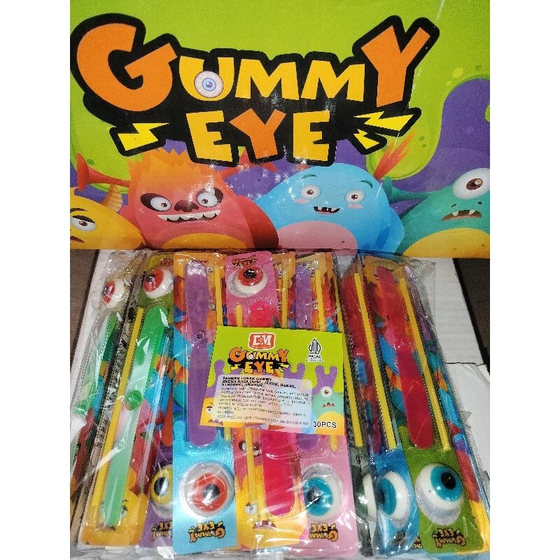 

30 PCS GUMMY EYE DSM BALING BALING T ( EKT )