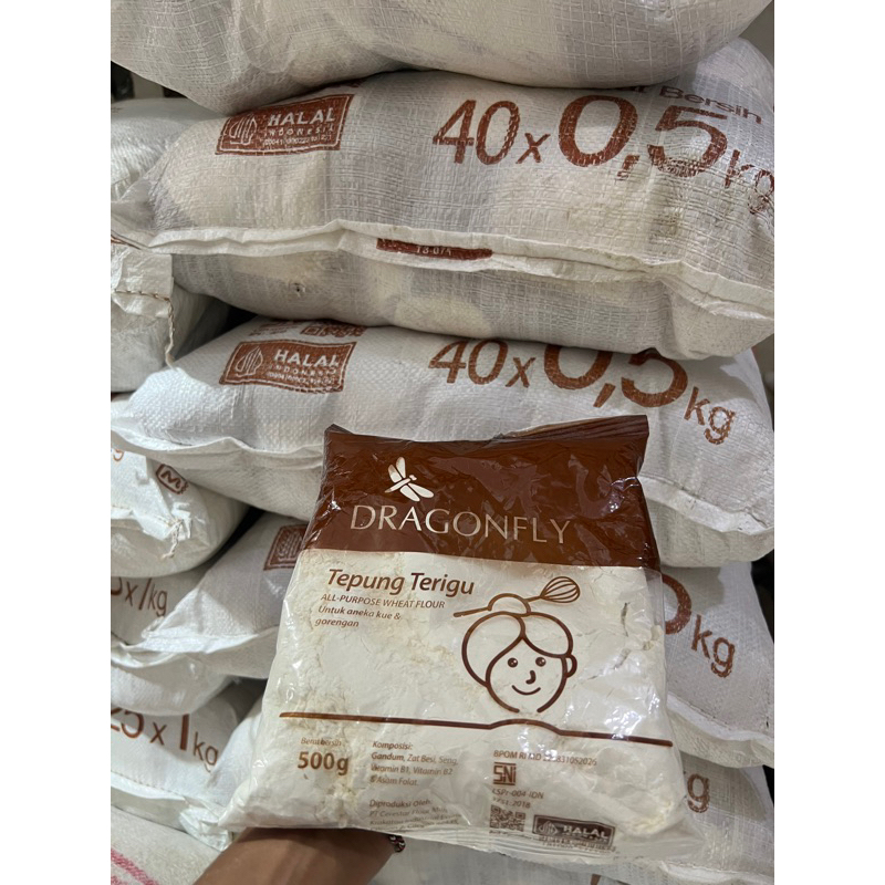 

TEPUNG TERIGU DRAGONFLY 500gr ISI 10 MURAH