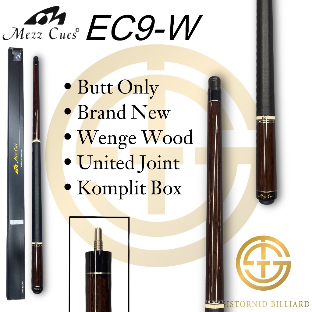 Butt Only Mezz EC9-W New - Stick Play Billiard