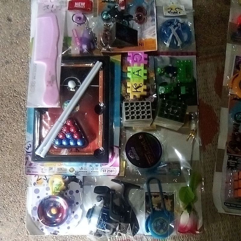 mainan anak lotre gosok isi 200 kupon