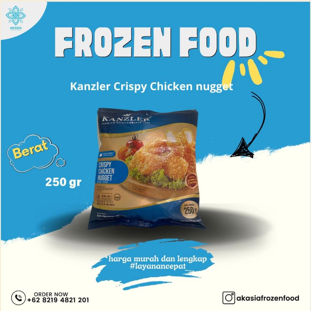 

Kanzler Crispy Chicken Nugget 250gr
